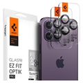 Spigen Glas.tR Ez Fit Optik Pro iPhone 14 Pro/14 Pro Max/15 Pro/15 Pro Max Camera Lens Protector - Black