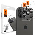 iPhone 16 Pro/16 Pro Max Spigen Glas.tR Ez Fit Optik Pro Camera Lens Protector - Black / Red