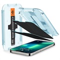 Spigen Glas.tR Ez Fit Privacy iPhone 13 Pro Max Screen Protector - 2 Pcs.