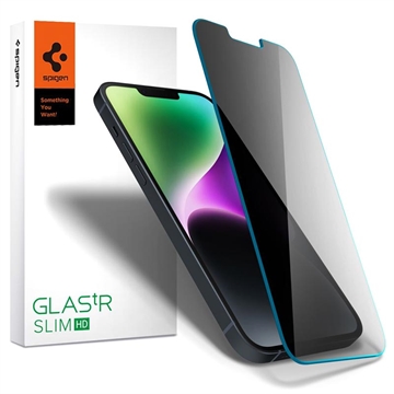 Spigen Glas.tR Slim Privacy iPhone 13/13 Pro/14/16e Screen Protector - 9H