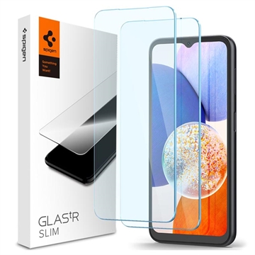 Spigen Glas.tR Slim Samsung Galaxy A14 Tempered Glass Screen Protector - 9H