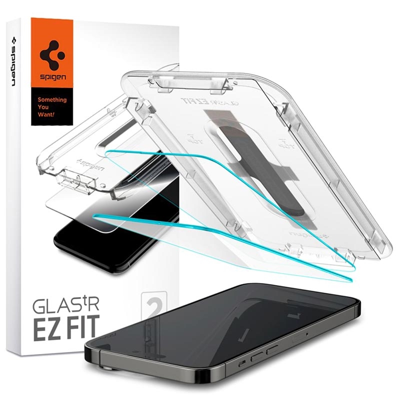 Spigen Glas.tR Slim iPhone 14 Pro Tempered Glass Screen Protector