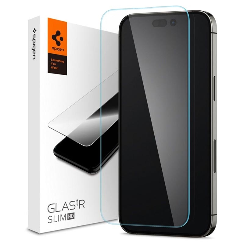 Spigen Glas.tR Slim iPhone 14 Pro Tempered Glass Screen Protector