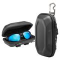 Spigen LF520 Rigid EVA Sunglasses Case with Metal Clip - Black