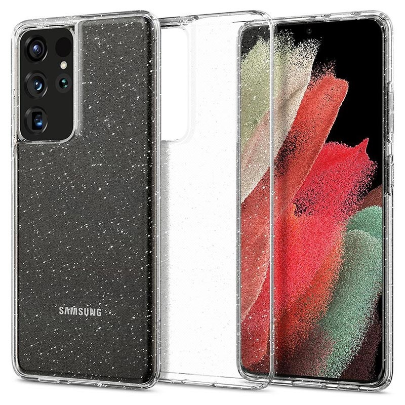 Spigen Liquid Crystal Glitter Samsung Galaxy S21 Ultra 5g Case Transparent