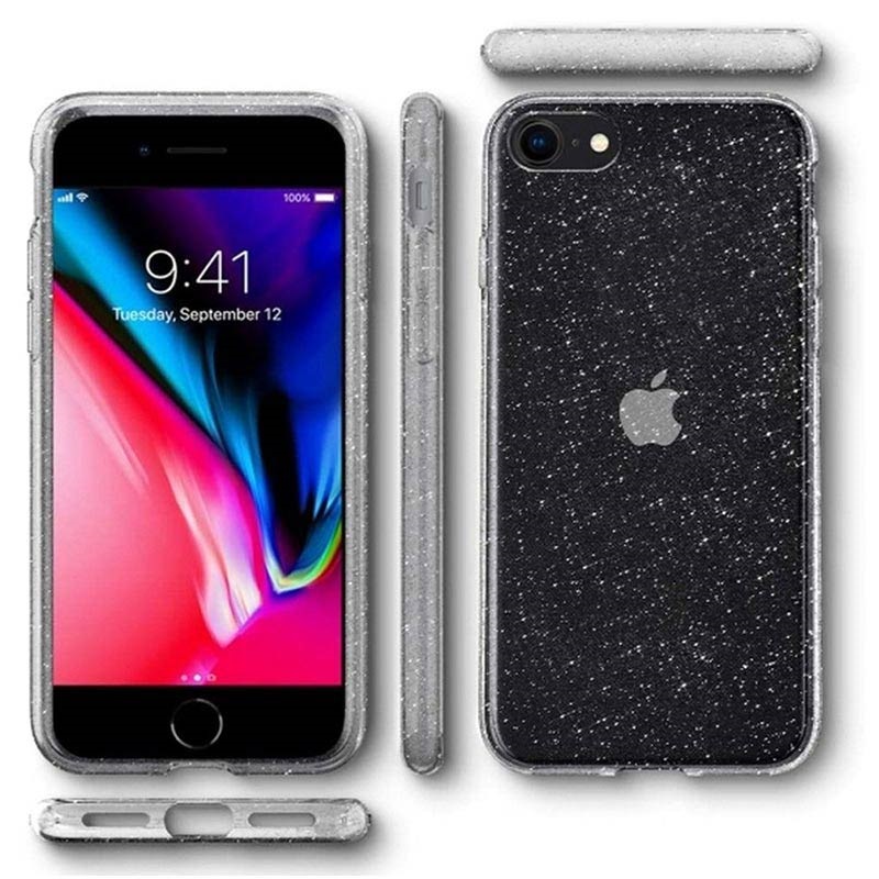 Spigen Liquid Crystal Glitter Iphone 7 8 Se Se 22 Case Transparent