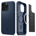 iPhone 15 Pro Spigen Mag Armor Hybrid Case - Navy Blue