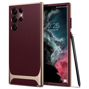 Spigen Neo Hybrid Samsung Galaxy S22 Ultra 5G Case - Burgundy