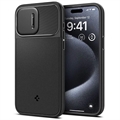 iPhone 15 Pro Max Spigen Optik Armor Mag Case - Black