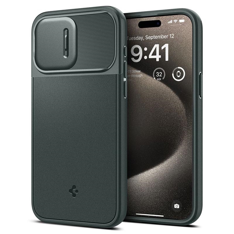 iPhone 15 Pro Max Spigen Optik Armor Mag Case
