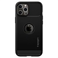 Spigen Rugged Armor iPhone 12/12 Pro Case - Black