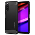 Spigen Rugged Armor Sony Xperia 10 IV TPU Case - Black