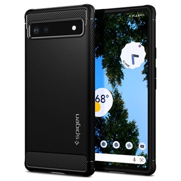 Spigen Rugged Armor Google Pixel 6a TPU Case - Black