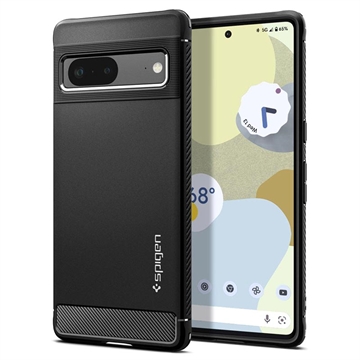 Spigen Rugged Armor Google Pixel 7 TPU Case - Black