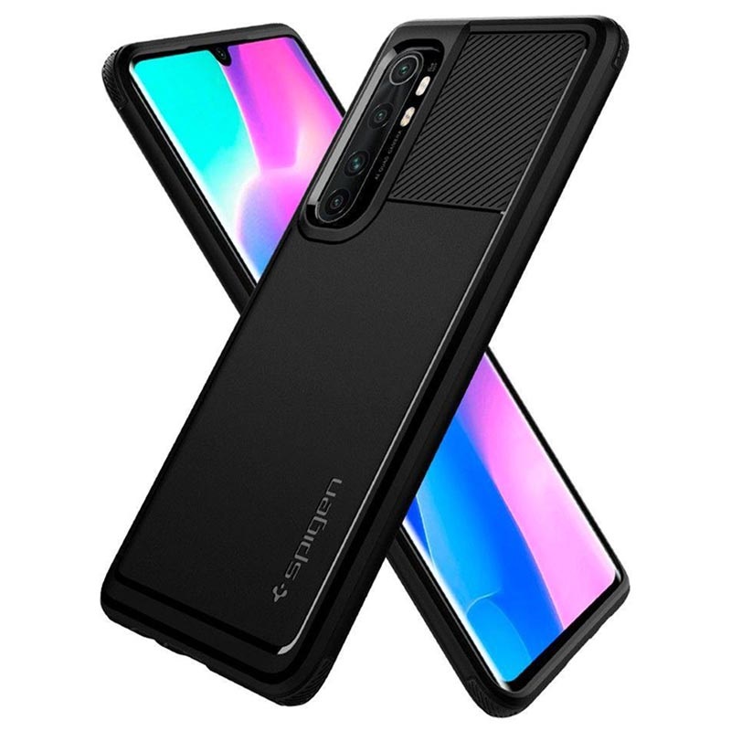 Spigen Rugged Armor Xiaomi Mi Note 10 Lite TPU Case - Black