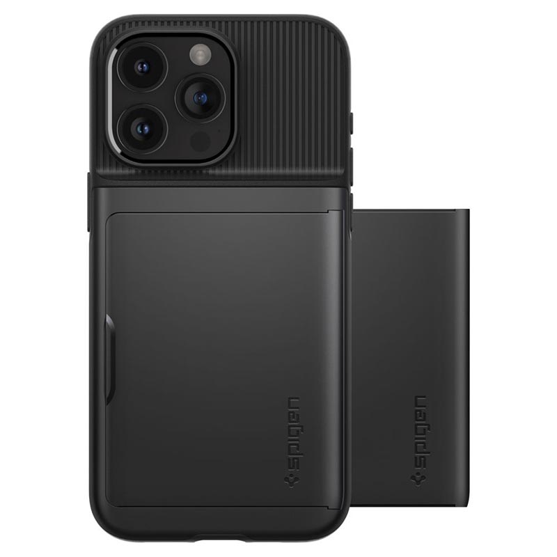 Spigen Thin Fit Designed for iPhone 15 Pro Case (2023), [Military-Grade  Protection] - Black