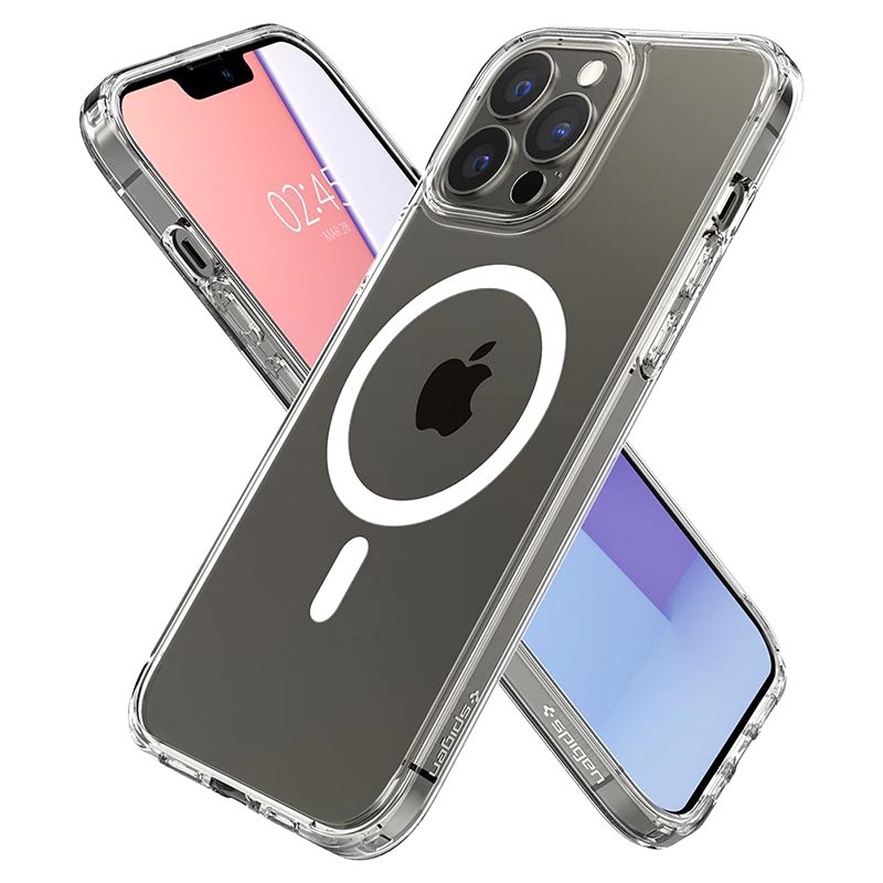 Funda híbrido de cuarzo Spigen iPhone 13 Pro Max (transparente