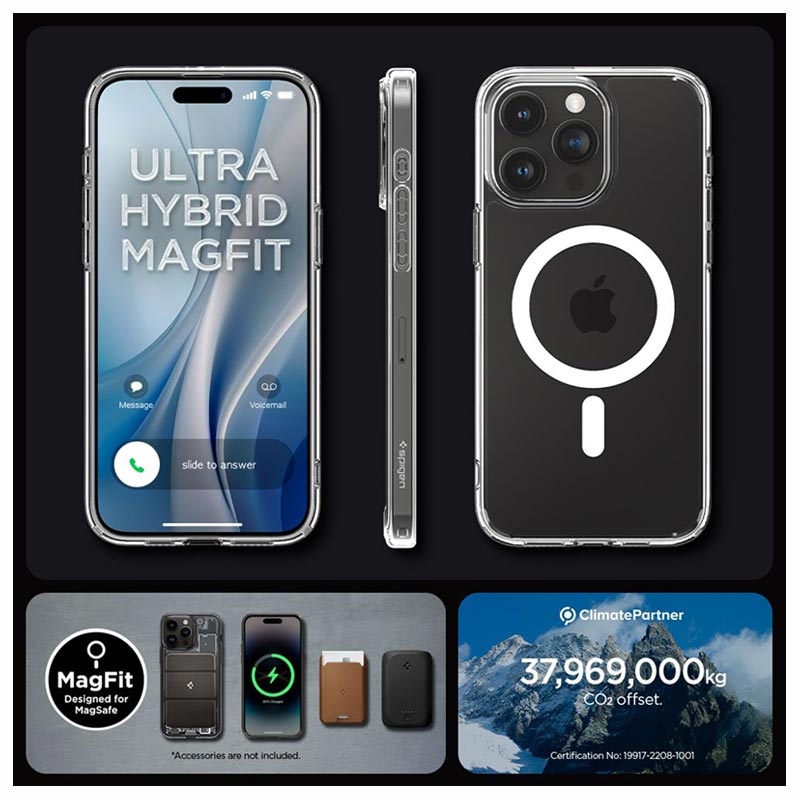 Spigen Ultra Hybrid Mag (MagFit) Compatible with MagSafe Designed for  iPhone 13 Pro Case (2020) - Black