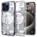 iPhone 15 Pro Spigen Ultra Hybrid Mag Case - White / Zero One