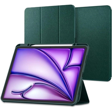 iPad Air 11 2024/2025/iPad Air 2020/2022 Spigen Urban Fit Smart Folio Case - Dark Green