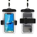 Sports Waterproof Case w. Armband and Strap - 6.5" - Transparent
