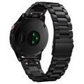 Garmin Fenix 5/Forerunner 935 Stainless Steel Strap - 22mm - Black