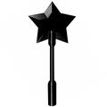 Star Credit Card Wand Payment Tool / Contactless Card Holder - Black