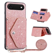iPhone Air Stardust Case with Card Holder - Pink