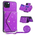 Stardust iPhone 14 Case with Card Holder