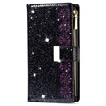 Starlight Series Samsung Galaxy S22 5G Wallet Case - Black