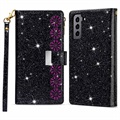 Starlight Series Samsung Galaxy S22+ 5G Wallet Case - Black