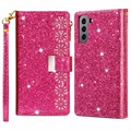 Starlight Series Samsung Galaxy S22+ 5G Wallet Case - Hot Pink