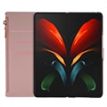 Starlight Series Samsung Galaxy Z Fold4 5G Wallet Case - Rose Gold