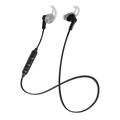 Streetz Stay-in-Ear Sports Wireless Earphones with Microphone - Black