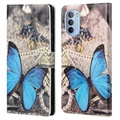 Style Series Motorola Moto G31/G41 Wallet Case - Blue Butterfly