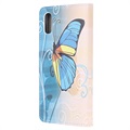 Style Series Samsung Galaxy Xcover 5 Wallet Case - Blue Butterfly
