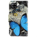 Style Series Samsung Galaxy A42 5G Wallet Case - Blue Butterfly