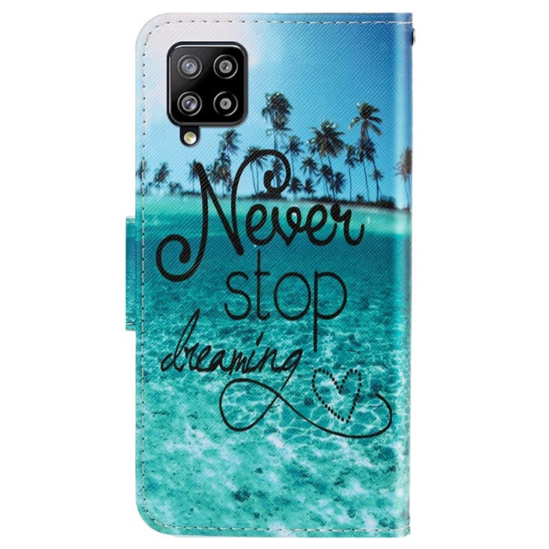 Style Series Samsung Galaxy A42 5G Wallet Case - Never Stop Dreaming