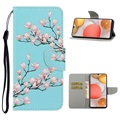 Style Series Samsung Galaxy A42 5G Wallet Case - Pink Flowers