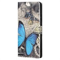 Style Series Samsung Galaxy S21 5G Wallet Case - Blue Butterfly