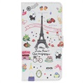 Style Series Huawei Nova 5T, Honor 20/20S Wallet Case - Eiffel Tower