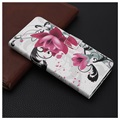 Style Series Huawei Nova 5T, Honor 20/20S Wallet Case - Elegant Lotus