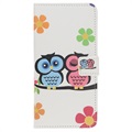Style Series Huawei Nova 5T, Honor 20/20S Wallet Case - Owls