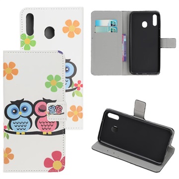 Style Series Samsung Galaxy A20e Wallet Case - Owls