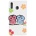 Style Series Samsung Galaxy A20e Wallet Case - Owls