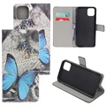 Style Series iPhone 11 Wallet Case - Blue Butterfly