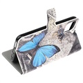 Style Series iPhone 11 Wallet Case - Blue Butterfly