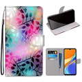 Style Series Xiaomi Redmi 9C, Redmi 9C NFC Wallet Case - Colorful Leaves