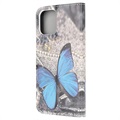 Style Series iPhone 13 Mini Wallet Case - Blue Butterfly