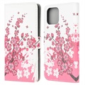 Style Series iPhone 13 Mini Wallet Case - Pink Flowers